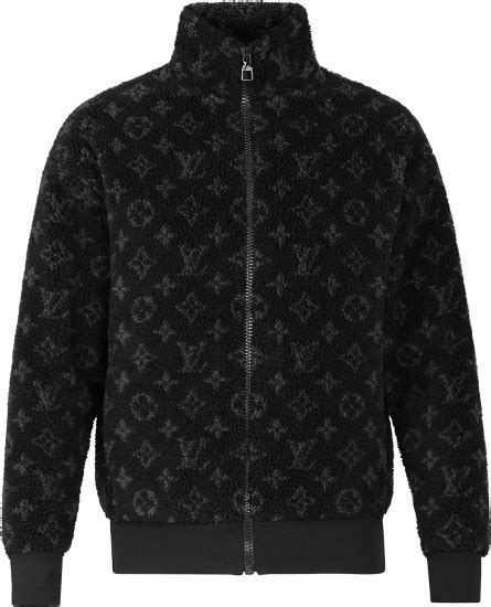 louis vuitton jacket black and white|louis vuitton black coat.